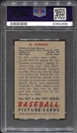 1951 Bowman #281 Al Widmar RC PSA 5