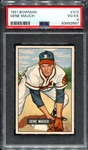 1951 Bowman #312 Gene Mauch RC PSA 4