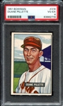 1951 Bowman #316 Duane Pillette RC PSA 4