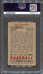 1951 Bowman #321 Earl Johnson PSA 5
