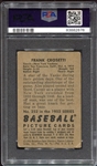 1952 Bowman #252 Frank Crosetti PSA 2