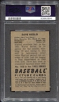 1952 Bowman #182 Dave Koslo PSA 6