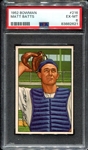 1952 Bowman #216 Matt Batts PSA 6