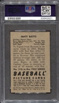 1952 Bowman #216 Matt Batts PSA 6