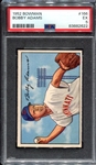 1952 Bowman #166 Bobby Adams PSA 5