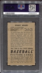 1952 Bowman #166 Bobby Adams PSA 5