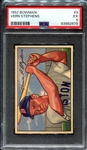 1952 Bowman #9 Vern Stephens PSA 5