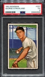 1952 Bowman #207 George Strickland RC PSA 5