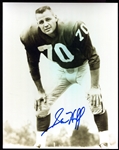 Sam Huff Signed Photo