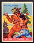 1933 Indian Gum #53 Col. Bowie