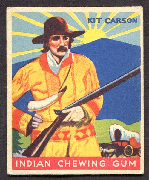 1933 Indian Gum #68 Kit Carson