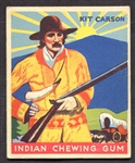 1933 Indian Gum #68 Kit Carson