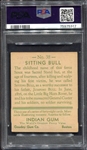 1933 Indian Gum #38 Sitting Bull Blue Panel PSA 4