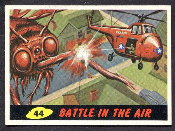 1962 Mars Attacks #44 Battle in the Air