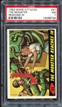 1962 Mars Attacks #17 Beast and the Beauty PSA 6