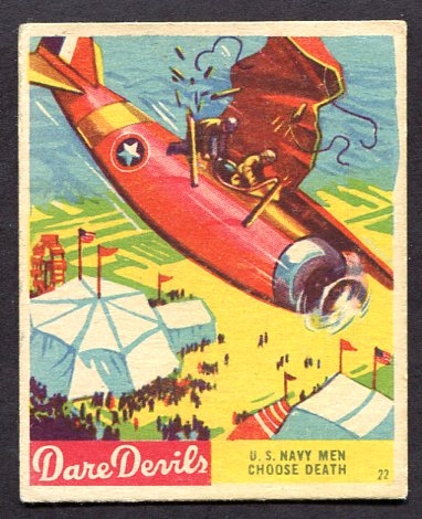 1933 Dare Devils #22 U. S. Navy Men Choose Death
