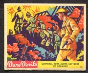 1933 Dare Devils #13 Corporal York Alone Captures 132 Germans