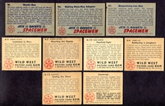 Early 1950's Bowman Non-Sports 9 Different