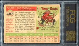 1955 Topps #187 Gil Hodges 