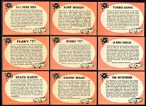 1968 Topps Barris Hot Rods Custom Cars 27 Different Nicer