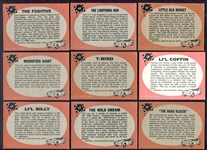 1968 Topps Barris Hot Rods Custom Cars 27 Different Nicer