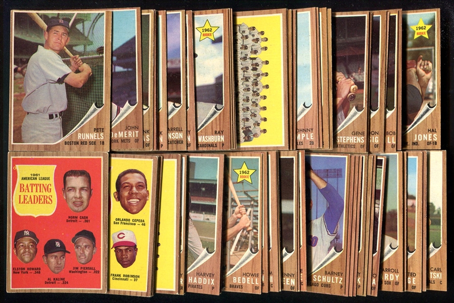 1962 Topps 166 Different Ex+/-