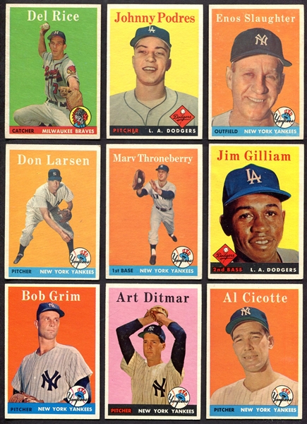 1958 Topps 194 Different 