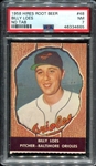 1958 Hires Root Beer #48 Billy Loes No Tab PSA 7