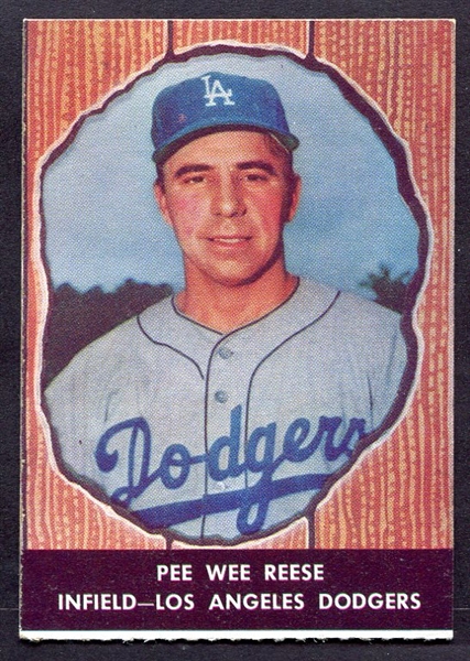 1958 Hires Root Beer #23 Pee Wee Reese Brooklyn Dodgers