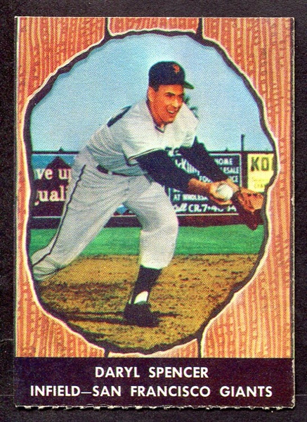 1958 Hires Root Beer #51 Daryl Spencer San Franciso Giants