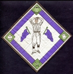 B18 Blanket Sallee Purple Pennants