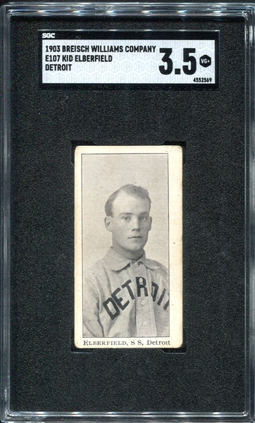 E107 Elberfeld Detroit SGC 3.5 Highest Graded