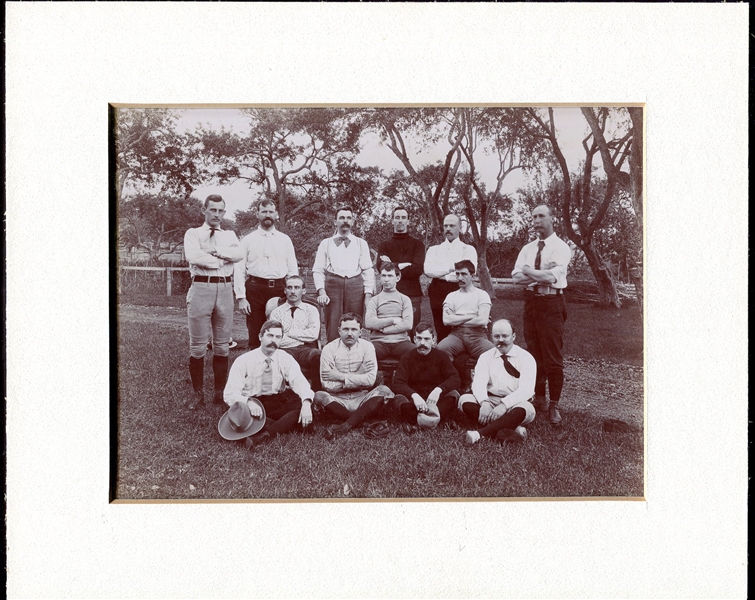 Circa 1880s/90s Baseball Team Cabinet Photo