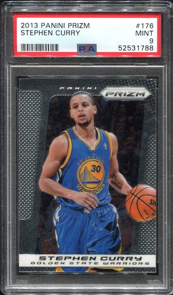 2013 Panini Prizm #176 Steph Curry PSA 9