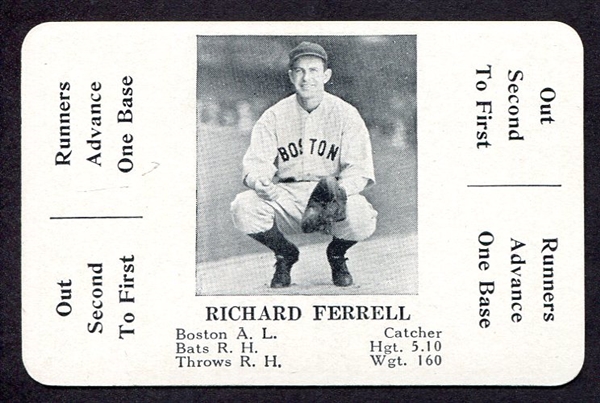 1936 S & S Game Richard Ferrell Nrmt