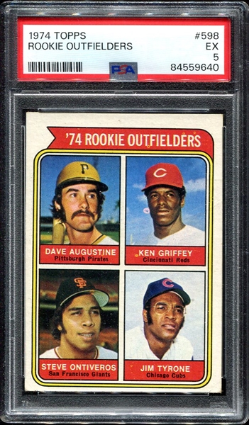 1974 Topps #598 Ken Griffey Sr. RC PSA 5