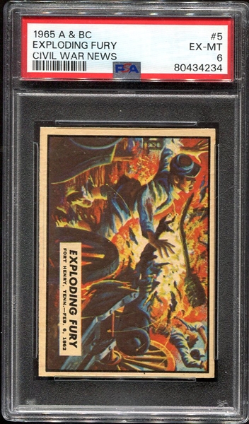 1965 A & BC Civil War News #5 PSA 6