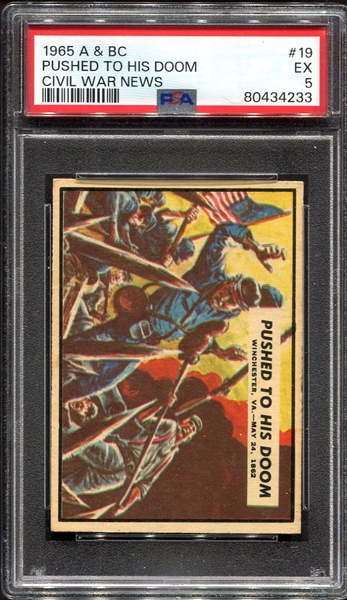 1965 A & BC Civil War News #19 PSA 5