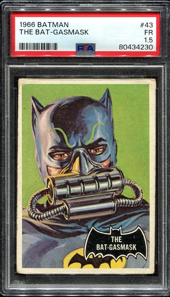 1966 Batman #43 The Bat-Gasmask PSA 1.5