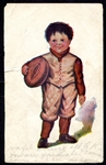 Early 1900s Football Litho Postcard