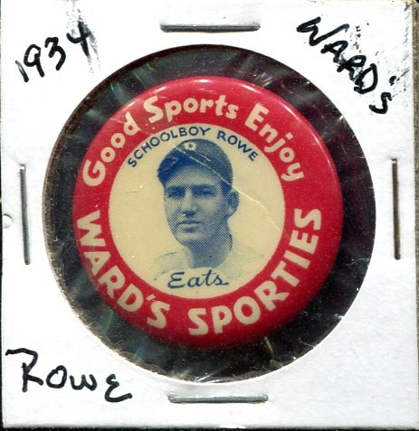 1934 Wards Schoolboy Roe Pinback