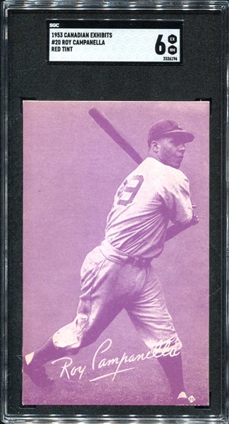 1953 Canadian Exhibit Roy Campanella SGC 6