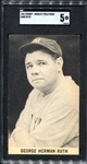 1961 Wrigley Field Babe Ruth SGC 5