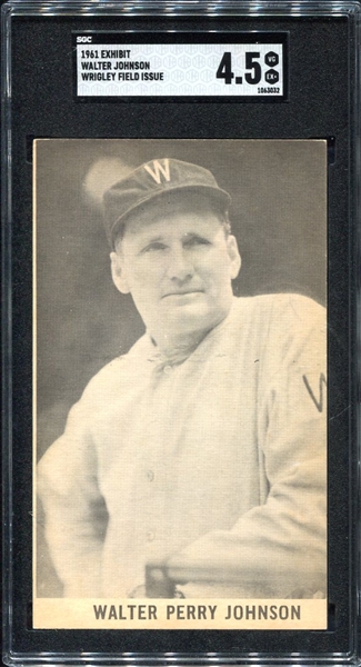 1961 Wrigley Field Walter Johnson SGC 4.5