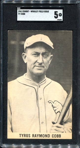 1961 Wrigley Field Ty Cobb SGC 5