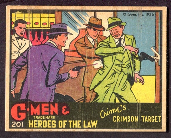 R60 G-men #201 Crimes Crimson Target