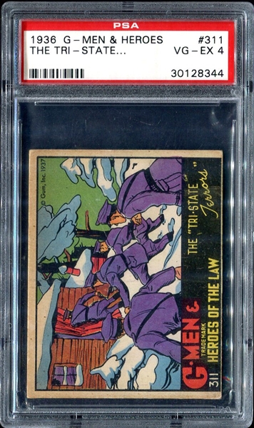 R60 G-Men #311 The Tri-State Terrors PSA 4