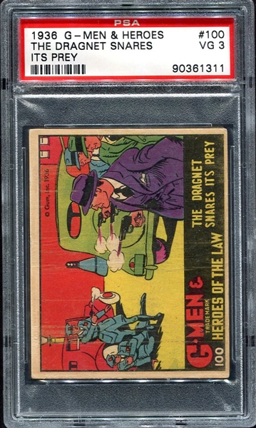 R60 G-Men #100 The Dragnet Snares Its Prey PSA 3