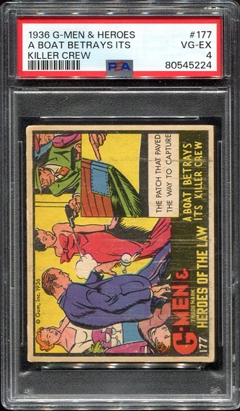 R60 G-Men #177 A Boat Betrays Its Killer Crew PSA 4