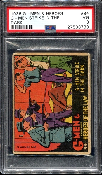 R60 G-Men #94 G-Men Strike in the Dark PSA 3